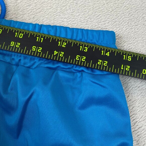 Mens Track Pants Small Blue Drawstring Pull On Straight Leg Activewear Casual - Picture 4 of 11